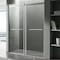 Anzzi 48 in. x 76 in. H Sliding Frameless Shower Door in Brushed Nickel w/ Tsunami Guard Tempered Glass SD-FRLS05801BN - alternate 1